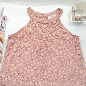 Donating Soon!! Monteau High Neck Lace Top